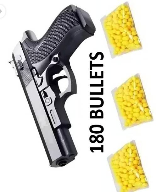 Reloader ONE AND ONE THE SUPPER HERO PUBG PLAIYER MAUSER TOY GUN WITH 180 BULLETS Guns & Darts