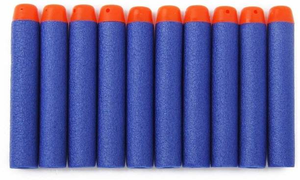 YATRI Toy Bullet Foam Dart Bullets for Nurf N Strike Elite Guns, 10 -Piece , Blue) Darts & Plastic Bullets