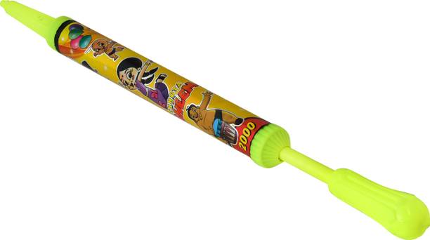 Brown Leaf High Pressure Water Gun Holi Pipe Pichkari for Children Holi & Pool Party Fun Water Gun