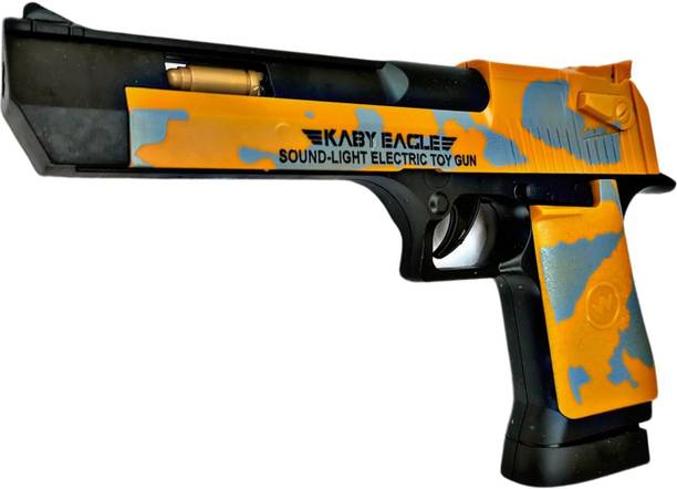 Suthar's Eagle Pistol Gun with Light and Sound Electric Musical Toy Gun for Kids Ninja Gears