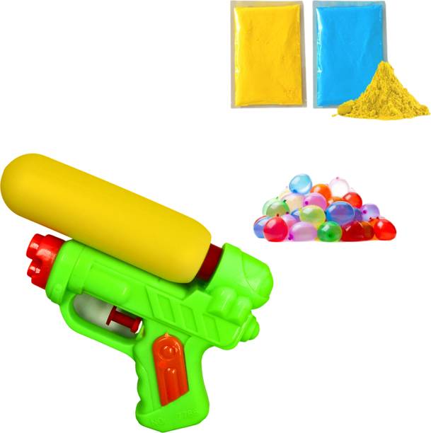 DEALbindaas Blaster Shape Holi Pichkari Water Gun Easy Hold in Small Kid Hand Non-Pressure Water Gun