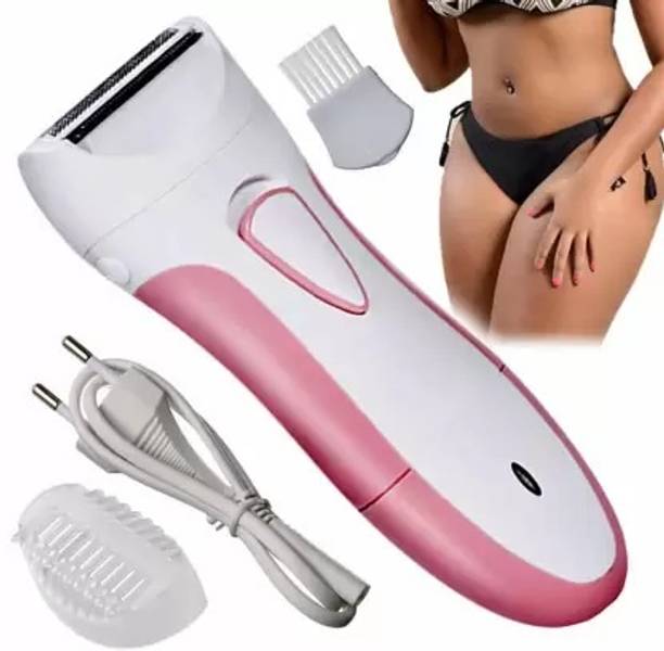 SOULFLARE Reachargeable Smooth Cremeic Blade Shaver For Women Trimmer 45 min  Runtime 1 Length Settings