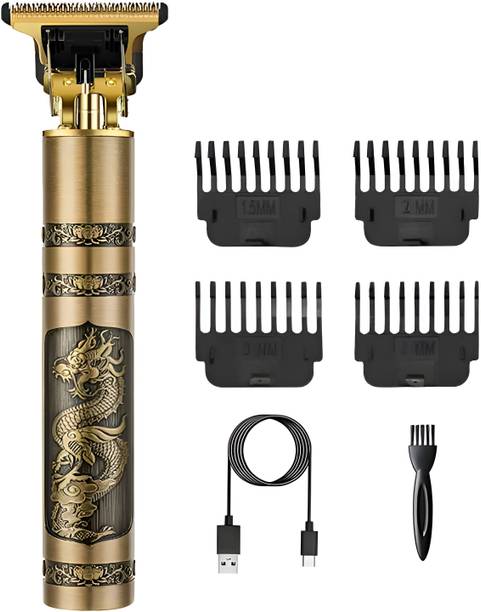 HAMOFY T9 Trimmer Metal Yellow Grooming Kit 52 min  Runtime 20 Length Settings