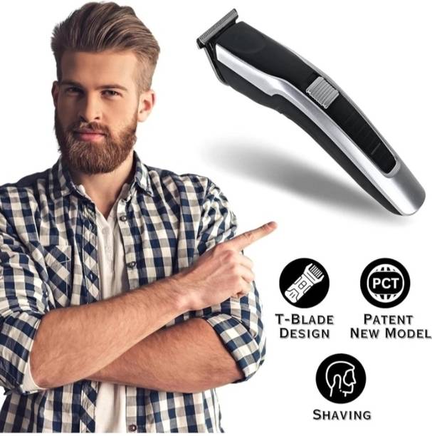 RECHOO Fully Waterproof Trimmer 60 min Runtime 5 Length Settings (Grey, Black) Trimmer 60 min Runtime 4 Length Settings