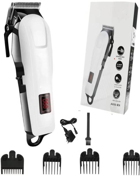 THE OM ENTERPRISE Hair Clipper with USB Charger, High Torque Motor and Steel Blade Trimmer 300 min Runtime 4 Length Settings