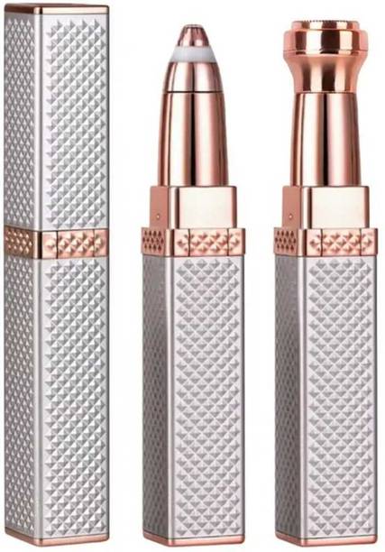 BELLIVINO 2 In 1 Eyebrow Trimmer Machine For Women Face Lips Nose Hair Removal Fully Waterproof Body Groomer 90 min  Runtime 2 Length Settings