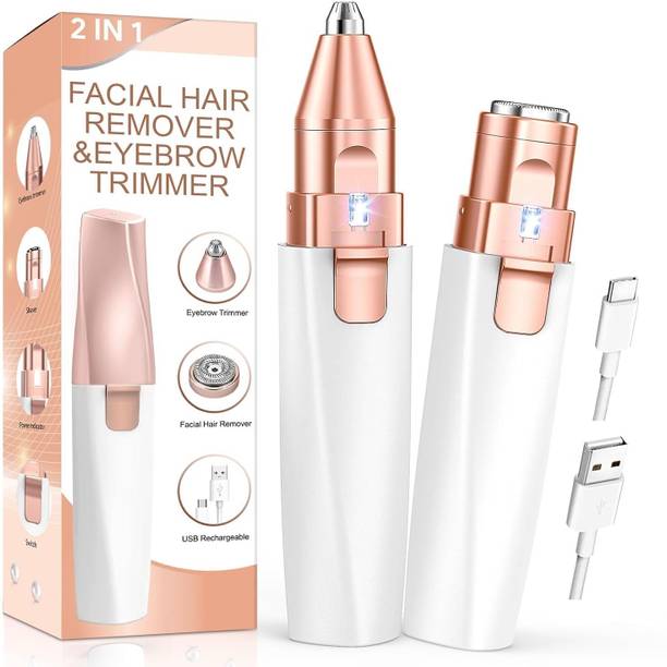 AKAIAH 2 in 1 Eyebrow trimmer Trimmer 90 min Runtime 1...