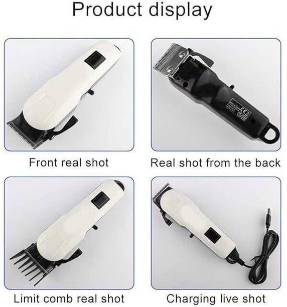 THE OM ENTERPRISE 809 TRIMMER CUTTING STYLISH HAIR HVCN Fully Waterproof Trimmer 300 min  Runtime 4 Length Settings