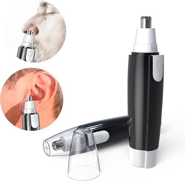 GRUMI 3-in-1 Electric Nose & Ear Hair Trimmer Stainless Steel Blades personal grooming Trimmer 60 min  Runtime 0 Length Settings