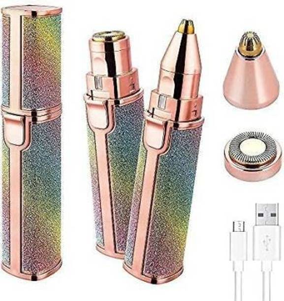 avnish Facial hair remover for women, Face, Lips, Nose Hair Removal (pack of 1) Trimmer 70 min  Runtime 0 Length Settings