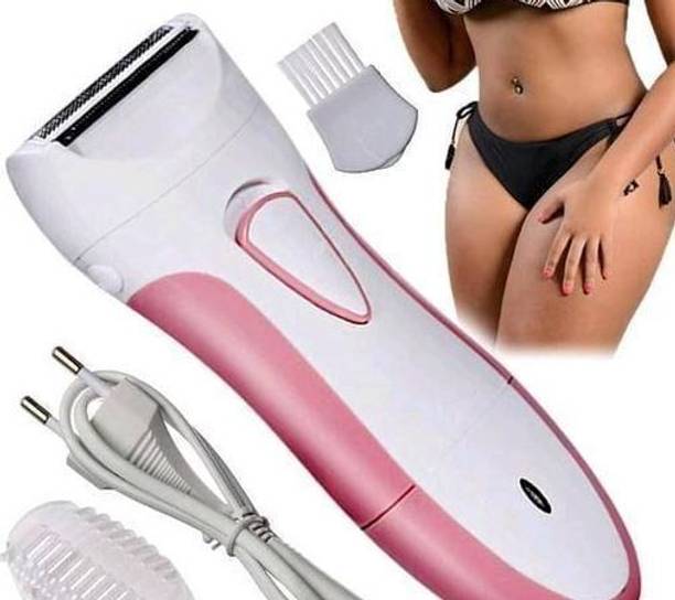 RECHOO Rechargeable Lady Epilator Skin-friendly Electric Shaver Hair Remover E2 Trimmer 60 min Runtime 1 Length Settings