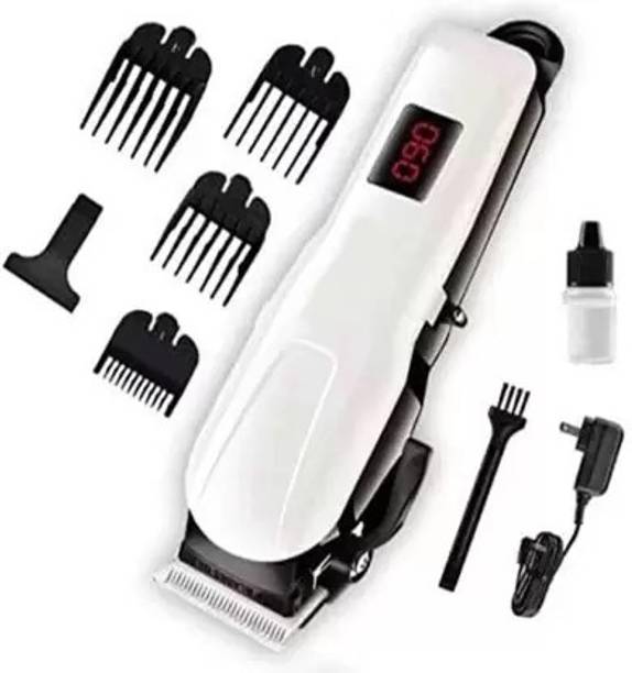 RECHOO AC-DC Waterproof Rechargeable Beard Mustache Trimmer High Power Hair Clipper 186 Trimmer 120 min  Runtime 4 Length Settings