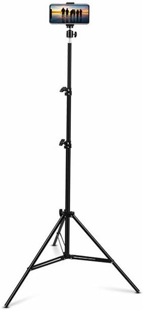 Treadmill BEST BUY 7-FEET 2.1 metra stand[210 cm]Universal Lightweight Tripod with Mobile Phone Holder Mount & Carry Bag for All Smart Phones with 360 Degree Rotational Head for Selfie/Photo Shoot/Video Shoot/Youtuber/Online Classes ,YouTube ,Instagram & Many More Uses Tripod, Tripod Kit, Tripod Bracket