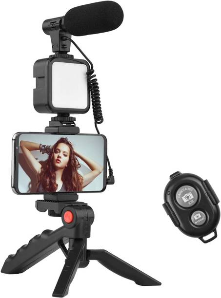 SUICUNE Compatible Video Vlog Kit with Microphone LED Light Tripod, Remote Control Tripod Kit