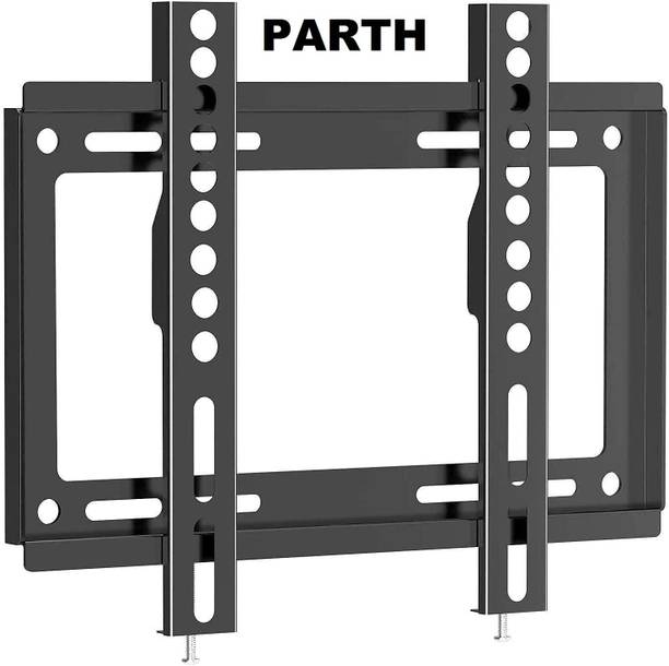 parth 24/26/32/40/42/43 Inches Ultra Slim LCD LED TVs Wall Mount Stand For MI, Realme, Oneplus, Sony, Samsung, Panasonic, LG, VU and All Brands LED,LCD,OLED,UHD,4K,Plasma,Smart TV's Suitable Fixed TV Mount