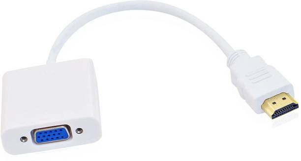 GoodsBazaar TV-out Cable HDMI to VGA Video Converter HDMI Male (Input) to VGA Female (Output) Adapter