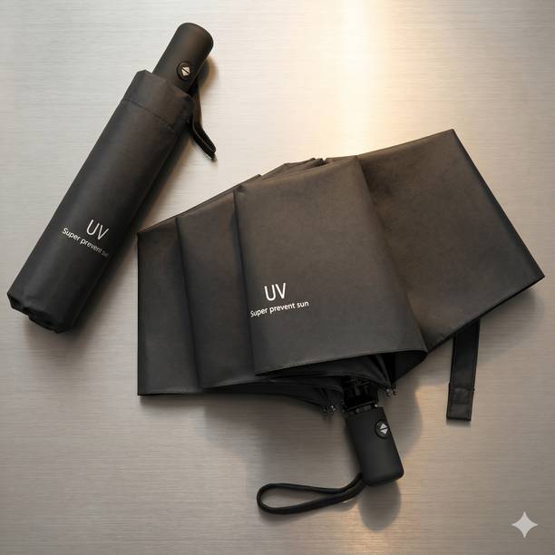 LIVORA TRADING Auto-Open UV Shield Compact Umbrella Umbrella