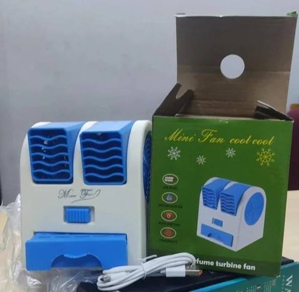 SUPREME5 mini cooler Portable Dual Bladeless Mini Cooler Desktop cxs20 mini cooler Portable Dual Bladeless Mini Cooler Desktop nmk20 USB Fan