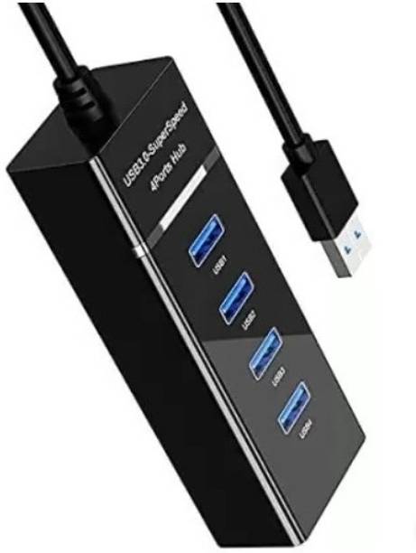 NKL Portable USB Mini HUB 4 Port SuperSpeed 3.0 Led Indication For Laptop, PC_88 USB HUB 4 PORT_UHP88 USB Hub