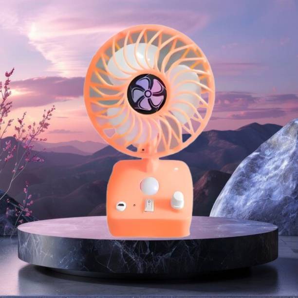 SACRO Cool Fan (Portable Table Fan) with Rechargeable Fan For Home/Office/TravelE86 Cool Fan (Portable Table Fan) with Rechargeable Fan For Home/Office/TravelE86 USB Fan