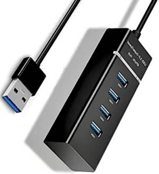 BSVR Portable Mini USB HUB 4 Port SuperSpeed 3.0 Led Indication For Laptop, PC _85 USB HUB 4 PORT_45 USB Hub