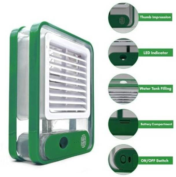 ENMORA Misting Small Fan with Mist LED Light,Electric Battery Operated AQW8 Misting Small Fan with Mist LED Light,Electric Battery Operated AQW8 USB Fan