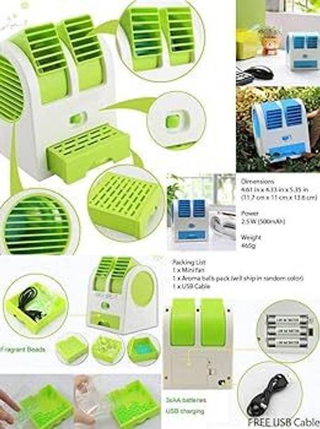IMMUTABLE office Water Cooler AC USB and Battery Operated asd47 office Water Cooler AC USB and Battery Operated asd47 USB Air Cooler