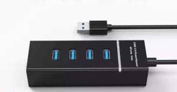 BSVR Portable Mini USB HUB 4 Port SuperSpeed 3.0 Led Indication For Laptop, PC _63 USB HUB 4 PORT_24 USB Hub