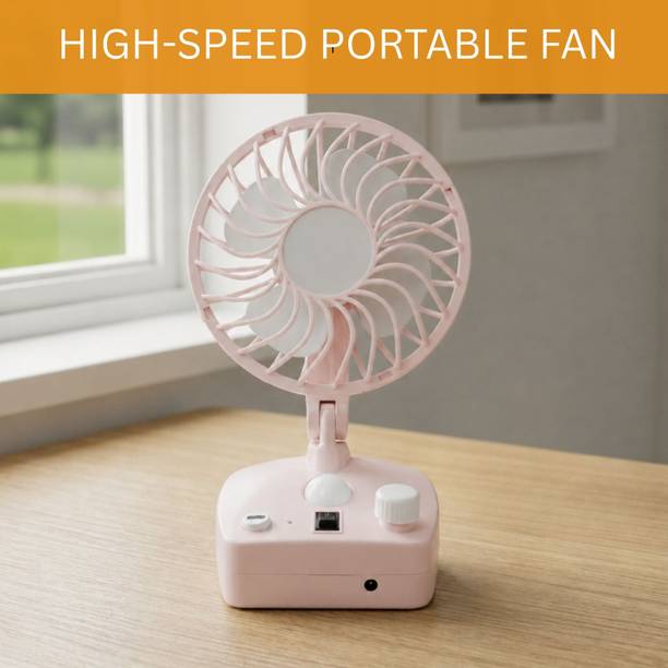 FRONY Portable Rechargeable Table Fan with LED Light USB Charging WZ296 Portable Rechargeable Table Fan with LED Light USB Charging WZ296 USB Fan