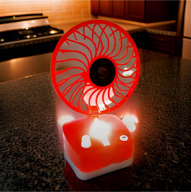 Clairbell Cool Fan: Ultimate Convenience - USB Rechargeable, 5 Speeds, and LED Light VP2 Cool Fan: Ultimate Convenience - USB Rechargeable, 5 Speeds, and LED Light VP2 USB Fan