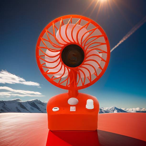 YAROH 0a_Summer Fan USB Portable Personal Fan: Quiet, 3-Speed for Home or Office C67_Cool Fan Rechargeable: Stay Cool, Stay Bright - 2-in-1 Fan & Reading Lamp! USB Fan
