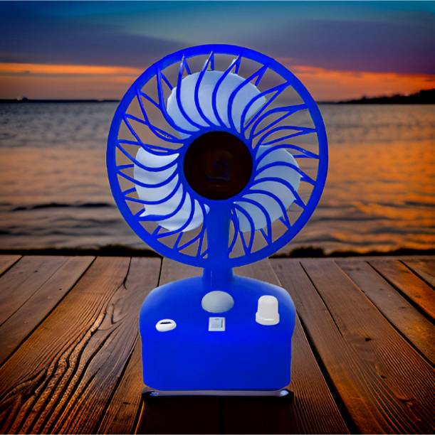 Clairbell Cool Fan: Ultimate Convenience - USB Rechargeable, 5 Speeds, and LED Light VP68 Cool Fan: Ultimate Convenience - USB Rechargeable, 5 Speeds, and LED Light VP68 USB Fan