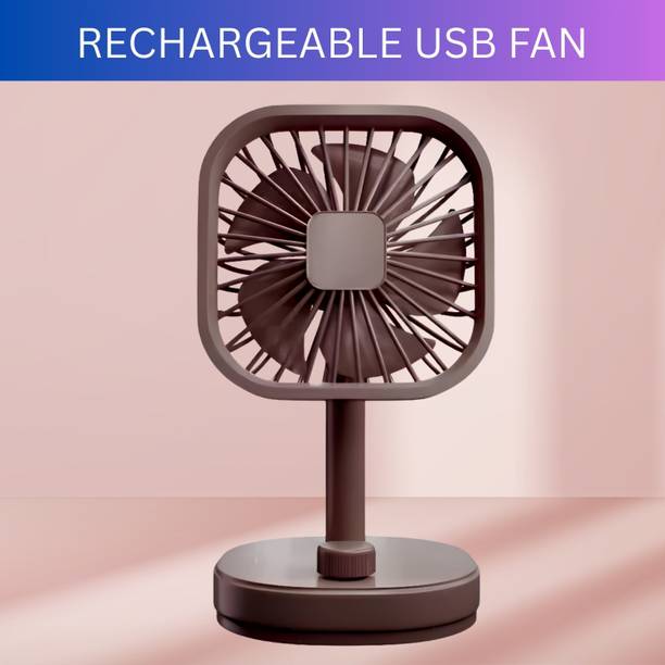 FRONY Flow Rechargeable Personal Table Fan, 90° Adjustable Airflow For Home/OfficeE107 Flow Rechargeable Personal Table Fan, 90° Adjustable Airflow For Home/OfficeE107 USB Fan
