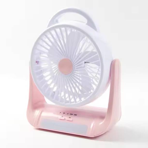 Care 4 [4 MODES] RECHARGEABLE TABLE FAN WITH LED AND C-TYPE CABLE RECHARGEABLE TABLE FAN LED light 2400 mah battery on/off switch BOTTOM USB Fan