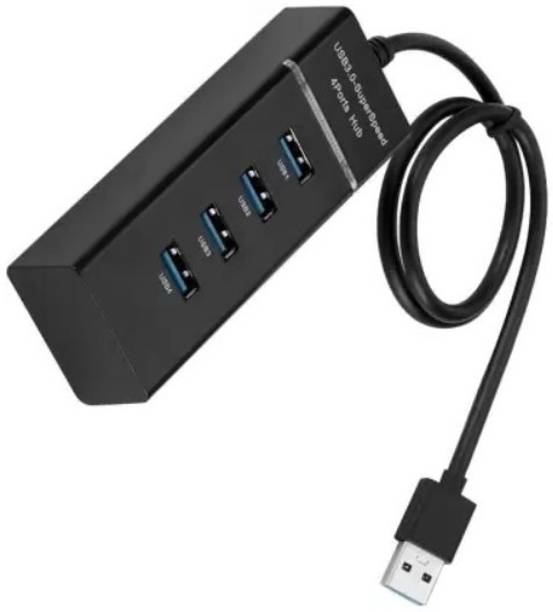 NKL Mini Portable USB HUB 4 Port SuperSpeed 3.0 Led Indication For Laptop, PC_18 USB HUB 4 PORT_USB18 USB Hub