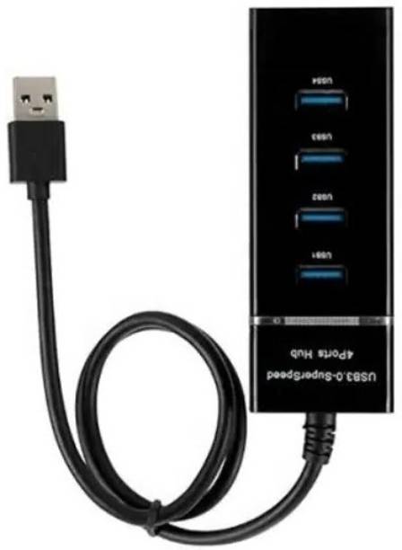 BSVR Portable Mini USB HUB 4 Port SuperSpeed 3.0 Led Indication For Laptop, PC _106 USB HUB 4 PORT_64 USB Hub