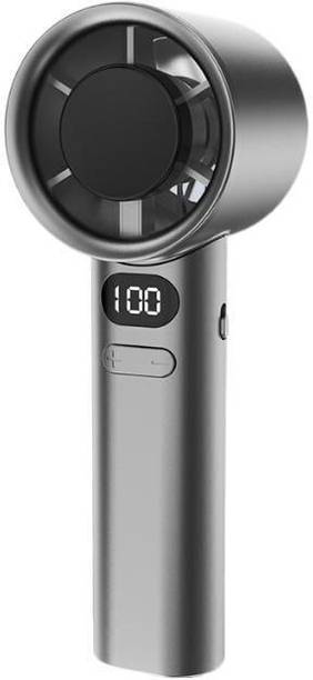Mobixa Mini Portable Fan Powerful Handheld Fan Portable Digital Handheld Cooling Fan with LED Display USB Fan