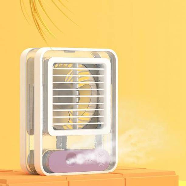 TECHEL Small Desk Mist Fan Bedroom Fan Night Light CXD11 Small Desk Mist Fan Bedroom Fan With Night Light HJK11 USB Fan