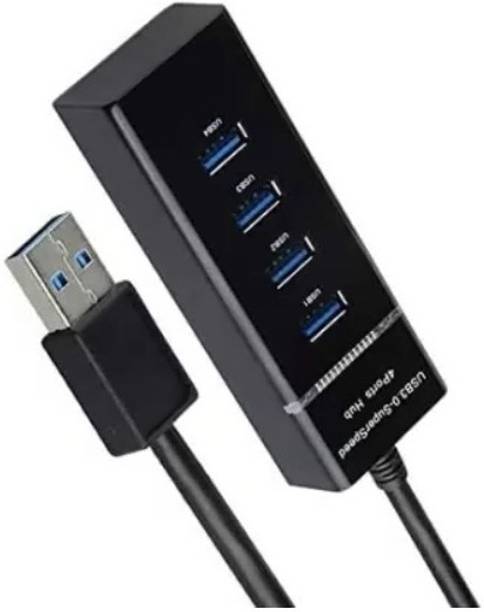 NKL Mini Portable USB HUB 4 Port SuperSpeed 3.0 Led Indication For Laptop, PC_70 USB HUB 4 PORT_USB70 USB Hub