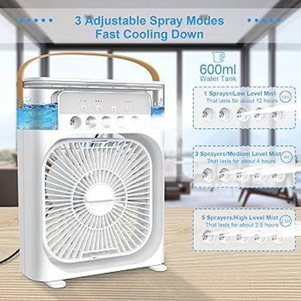 TECHEL 24x7 eMall Big Portable Mist Fan, Cooling Fan ZXC13 24x7 eMall Big Portable Mist Fan, Cooling Fan ZXC13 USB Air Cooler