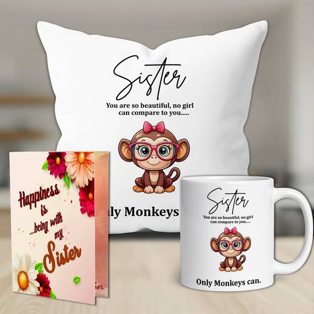 ME&YOU Mug, Greeting Card, Cushion Gift Set