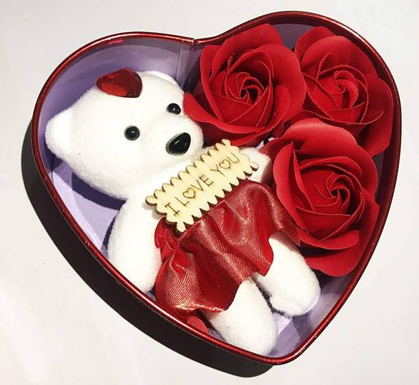 UD HUB Artificial Flower, Soft Toy Gift Set