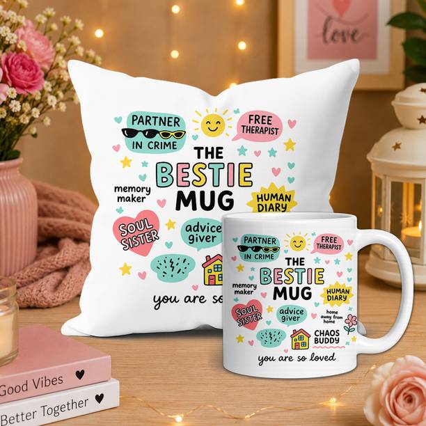 ME&YOU Mug, Cushion Gift Set