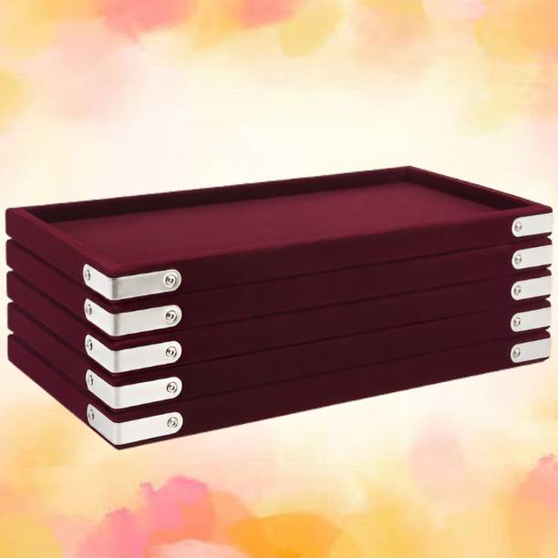 Dwitifashion Modern Utility Serving Tray Set of 5 for E...