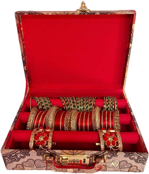 CGC Wooden 1 Piece Three Rod Bangle box Wooden Vanity Box