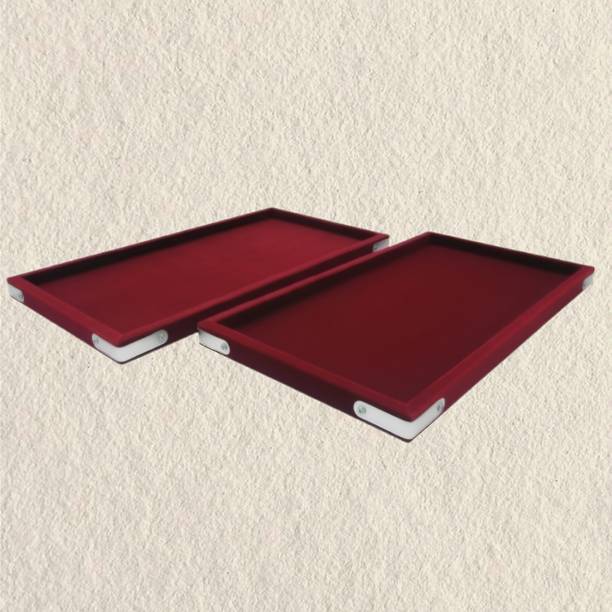 Dwitifashion Modern Kitchen Serving Tray Pack of 2 for ...