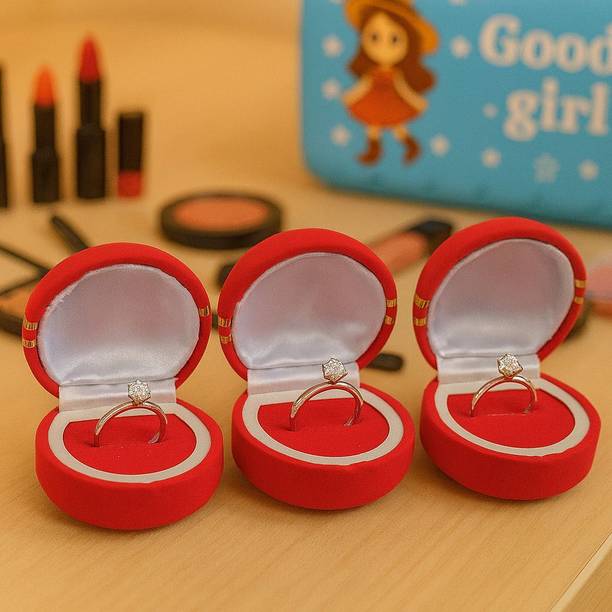 india life Engagement ring box Ring Jewelry Box 3 Pcs Vanity Box