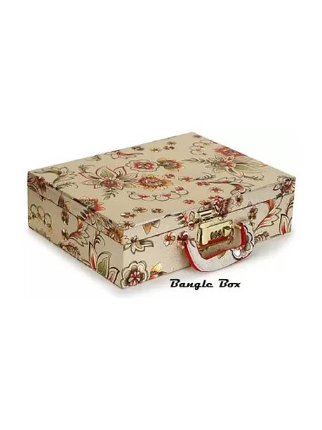 tosim Trendy Bangle Box With 3 Rods And Number Lock system Number Lock Vanity Box