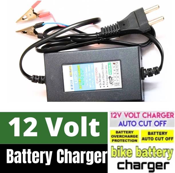 TechSupreme 12 Volt UPS Battery Charger 14 Volt 2 Amp Bike SMPS Power Supply A6 Car Inverter