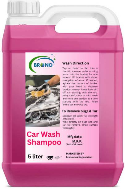 Brono car wash shampoo, consentrated liquid & Shine Painted Surface Car, High Foaming Liquid Vehicle Glass Cleaner